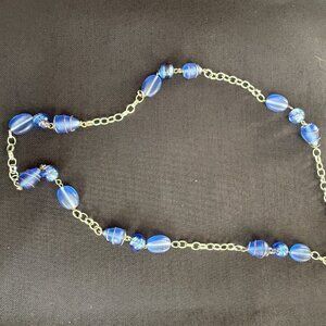 Blue & Silver Costume Jewelery